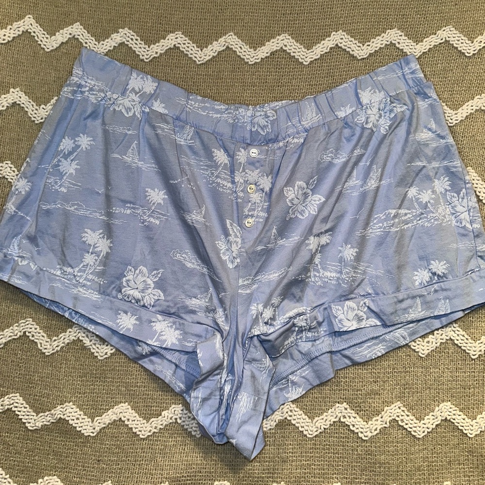 LOVE by GAP Blue Floral Women's Sleep pijama Shorts